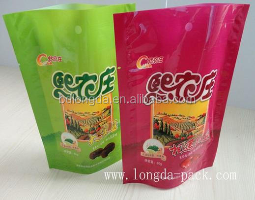 Accept Custom Order and Food Industrial Use stand up pouch