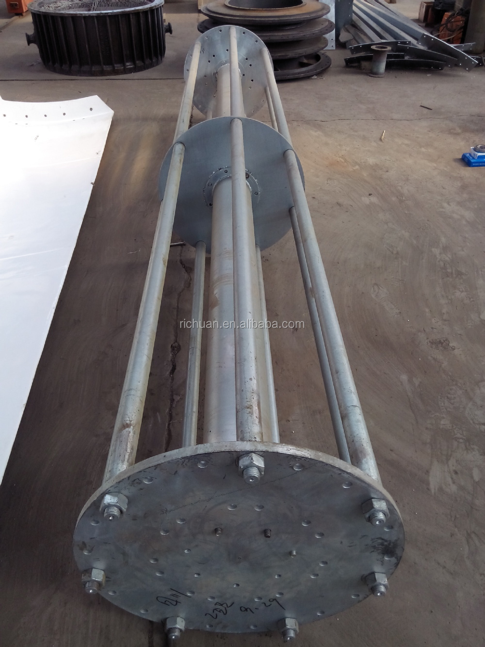 richuan垂直風力発電システムから300w〜200kwガラス繊維風力タービンブレード仕入れ・メーカー・工場
