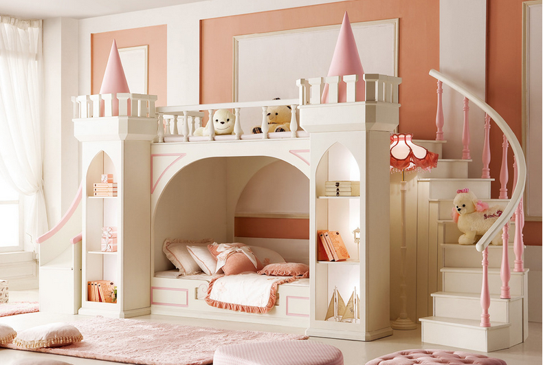 Dernières conception royal castle petite princesse chambre meubles ... Meubles de chambre pour enfant
