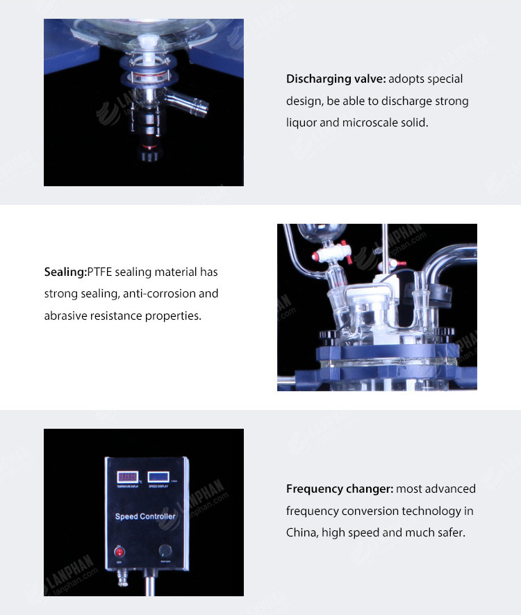 S212-50 Double-Layer Glass Reactor for sale