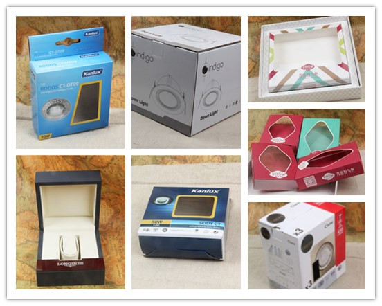 OEM /ODM printed champagne luxury paper gift box