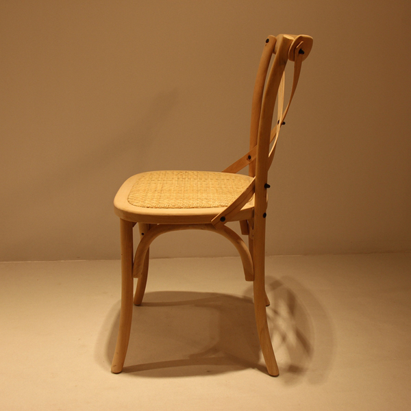 最高の人気フレンチスタイルレストランクロスバック木製椅子でダイニングルーム仕入れ・メーカー・工場