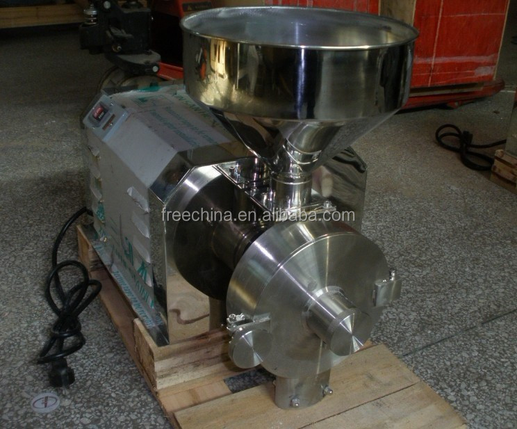 High efficiency cocoa grinding machine with fine powder