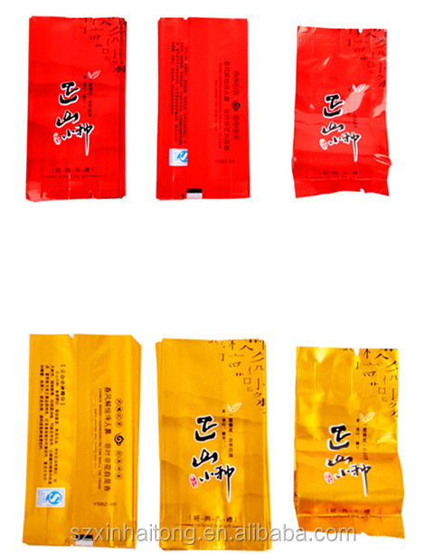 customized printed pyramid heat seal tea bags