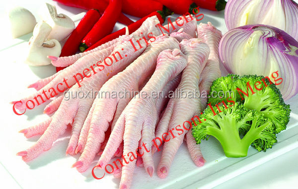 Chicken processing machinery chicken feet peeling