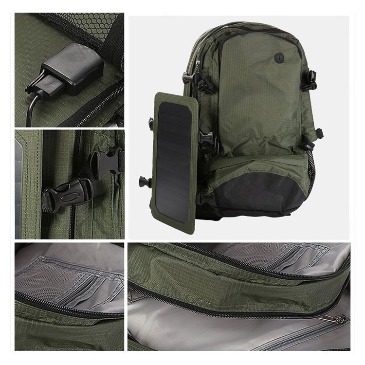 Hot 2015 Supplier New Coming Backpack With Solar
