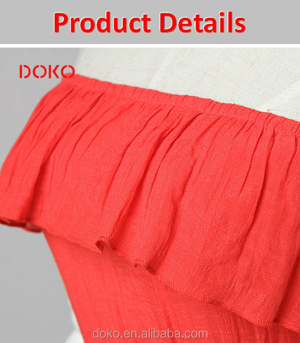 新しい到着の赤いストラップレス2014年ウエディングドレス袖なし問屋・仕入れ・卸・卸売り