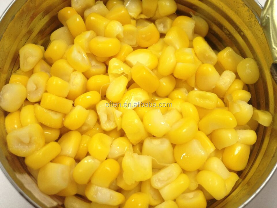 New ingredient fresh corn in can halal canned corn non gmo canned corn
