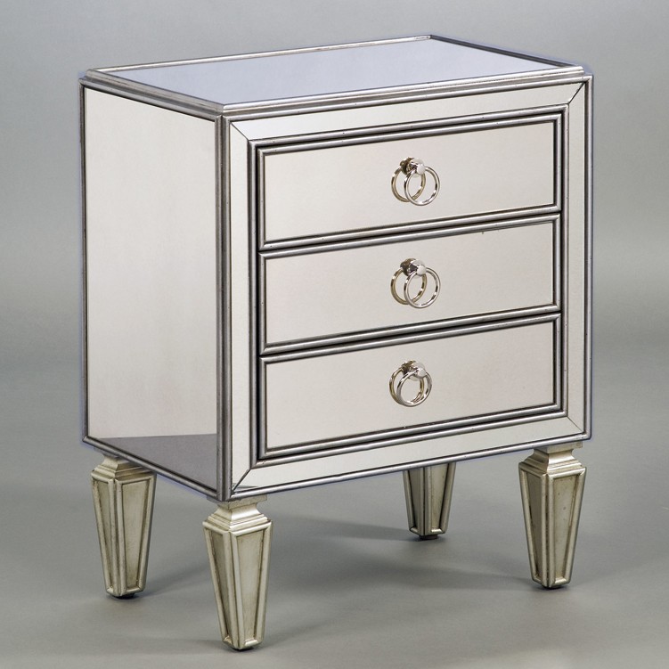 Popular 3 Drawers Antique Venetian Mirror Bedside Tables Buy