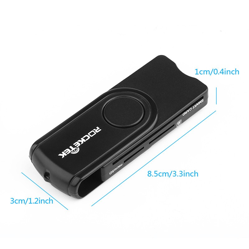 China factory supplier high speed usb 2.0 smart card reader for SD/MMC/CAC/IC card 04
