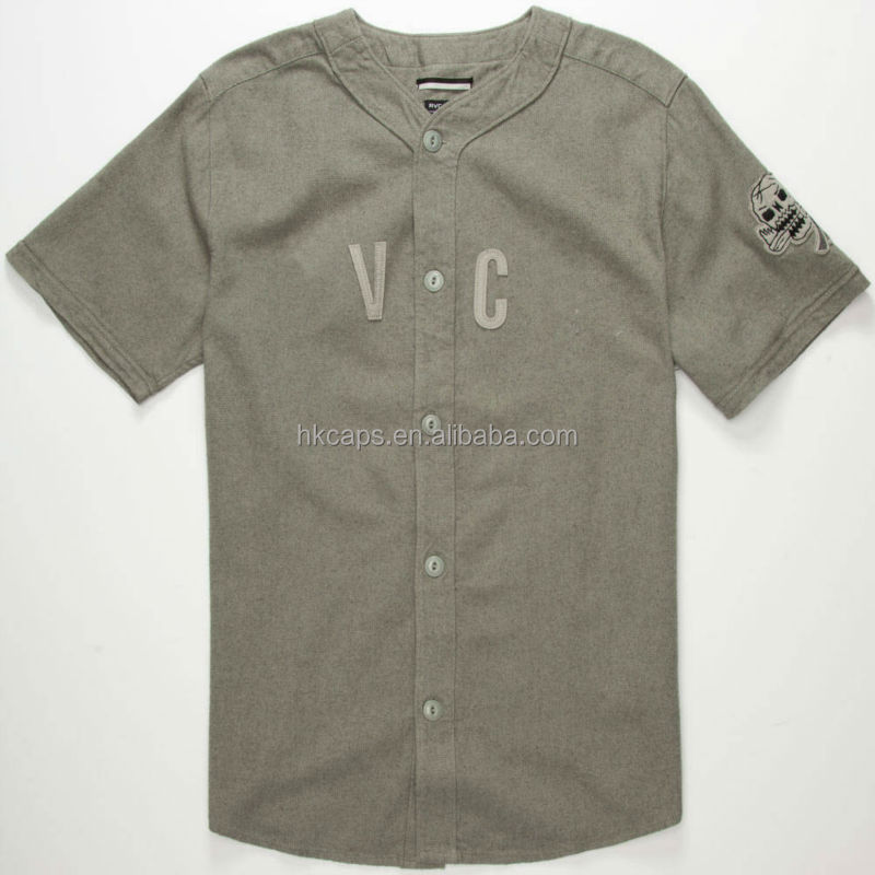 野球シャツ野球のボタンシャツ野球チームのシャツ仕入れ・メーカー・工場