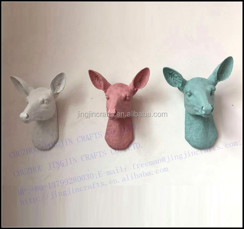 big resin deer head 3 color discription.jpg