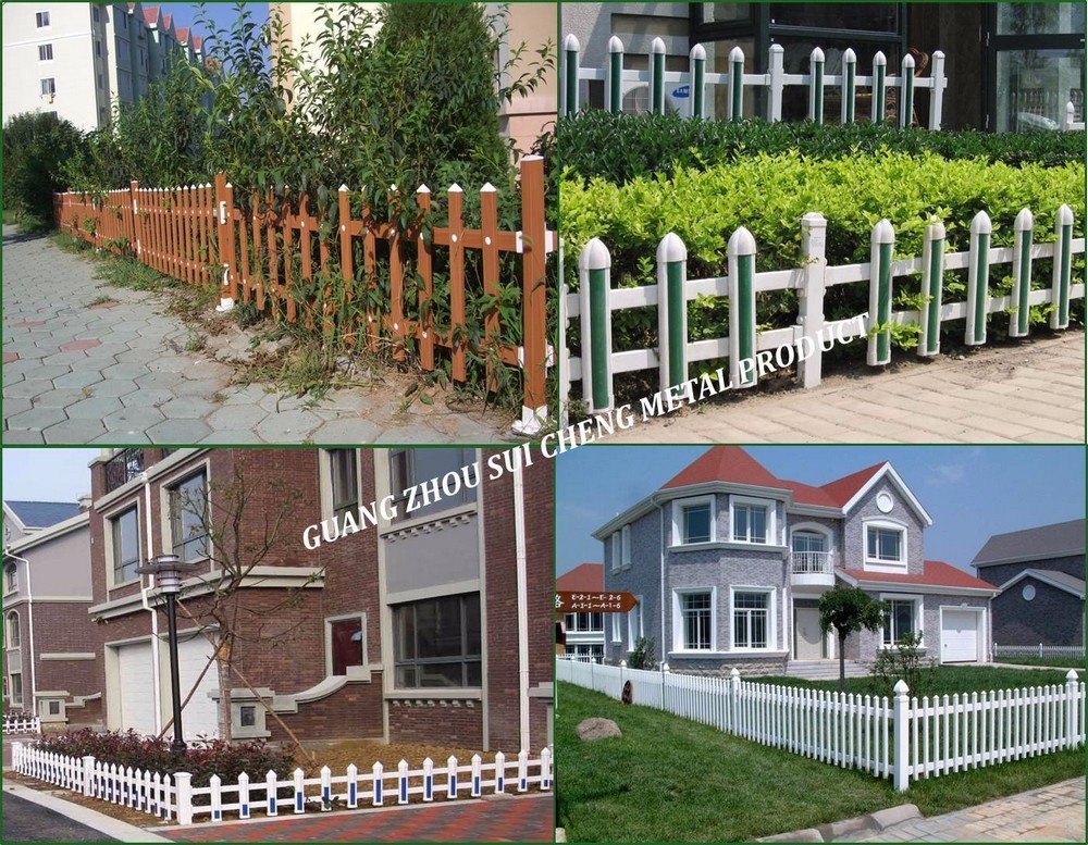 pvc portable pool fence/Cheap white pvc vinyl picket fence