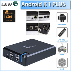 Wholesale K1 Plus Android5.1.1 TV Box DDRI