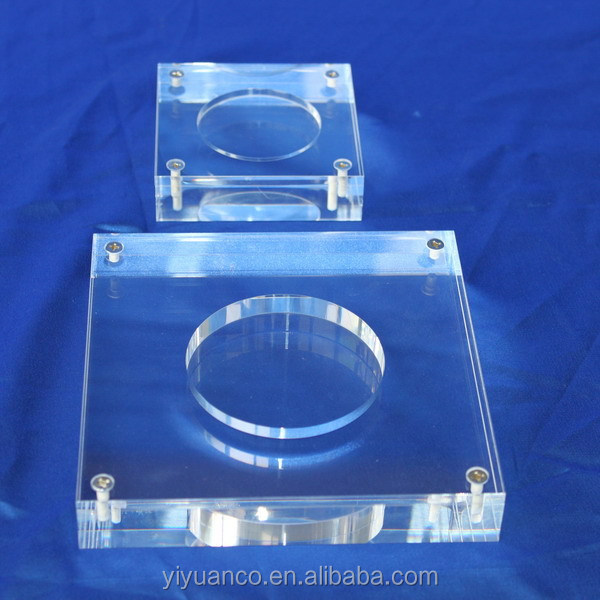 2015 Cheap Clear High Quality Acrylic Coin Box,Acrylic Coin Holder
