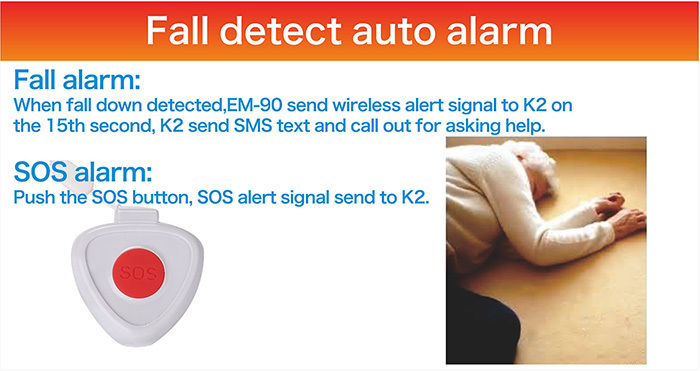 K2 GSM alarm elderly SOS alarm 04