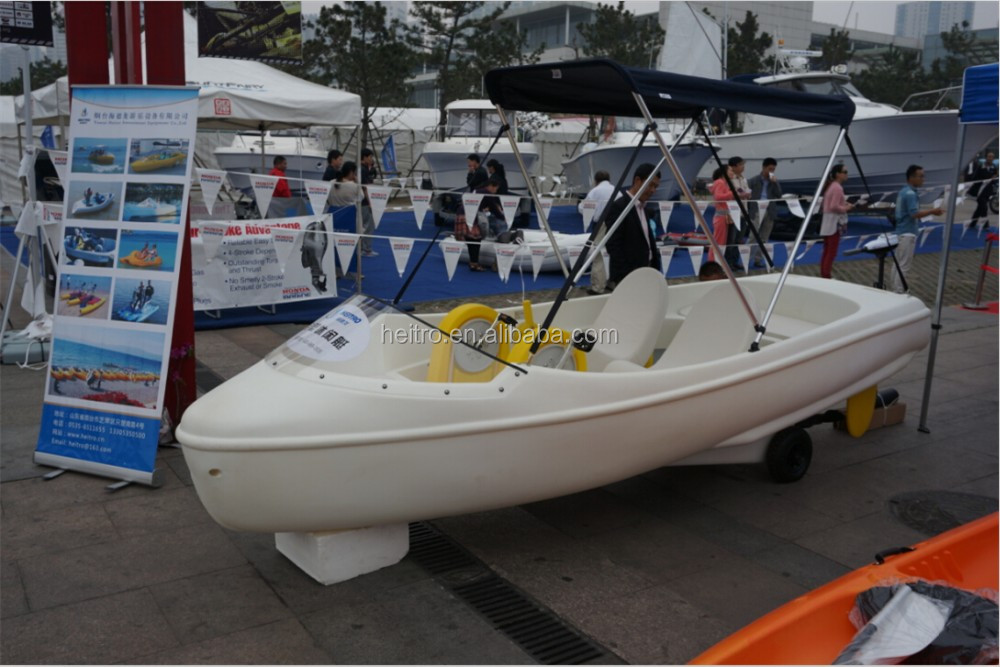 Cheap Leisure 4.2m Pedal Boat With Slide Buy Bike Pedal Boats For