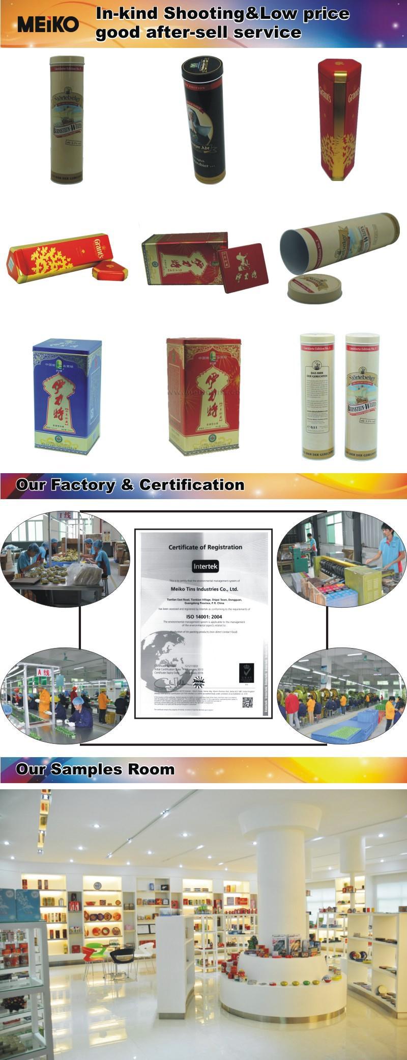 high quality high end red wine tin can