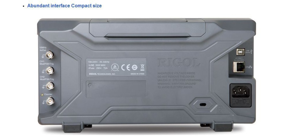 Rigoldg4062dds技術を採用し、 多機能2チャンネル機能/任意波形発生器仕入れ・メーカー・工場