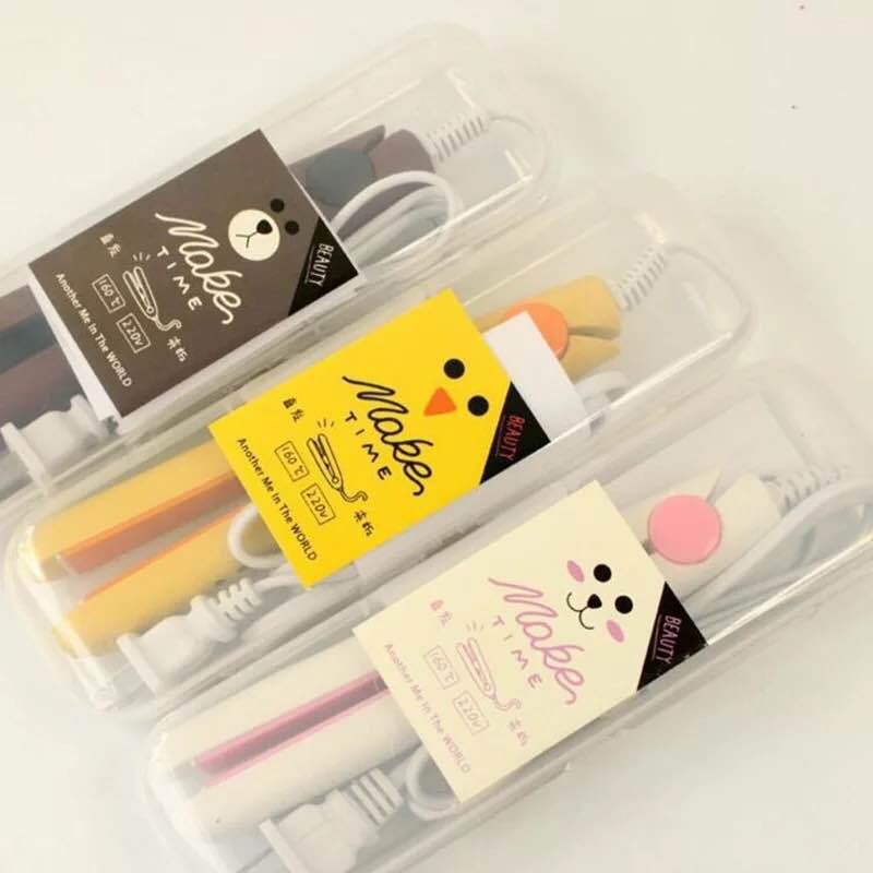 Wholesale Travel Use Mini Flat Iron Professional rechargeable portable frame electric korean mini hair straightener