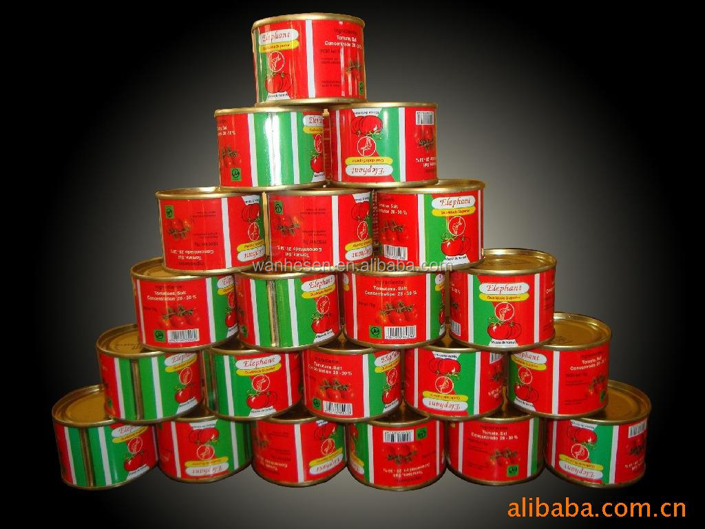 70G-4500G China Hot Sell Canned tomato paste,tomato sauce glass bottle