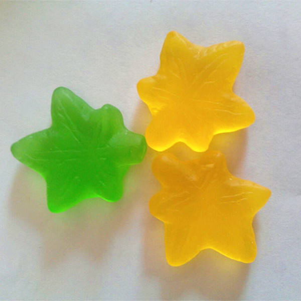 Stripe Shape Sugar/Sour Coated Gummy Candy Soft Candies