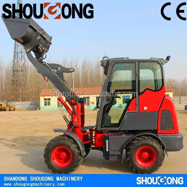 Shougong SG10F 1000 キログラム小さな ミニ コンパクト ホイール ローダー仕入れ・メーカー・工場