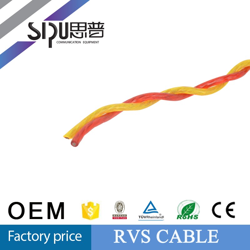 Sipu rvs柔軟な電気ケーブル450/750ボルトpvcねじれた電線0.5ミリメートルスクエアrvsケーブル仕入れ・メーカー・工場