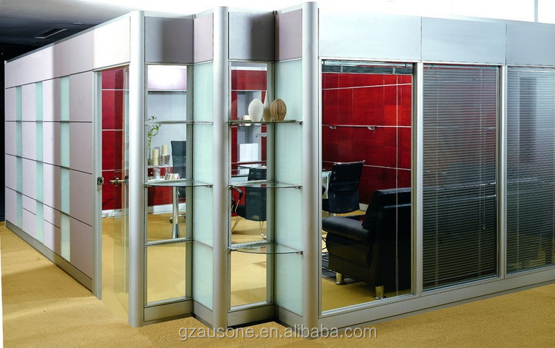 Cheap Used Office Wall Partitions Full Height Demountable Metal Stand