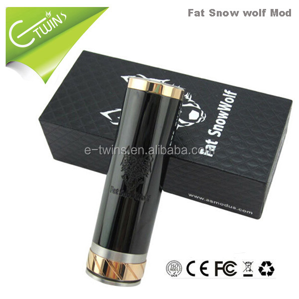Newest design 26650 mod the fat snow wolf clone mechanical mod