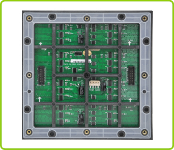 Outdoor P6mm 32x32 Pixels Cubic LED Display Screen Panel SignPillar Support P6 Outdoor Full Color LED Display For Commercial AdvertisingP6 Pixel double sides Module Size 192x192 mm led message board p6 led module back