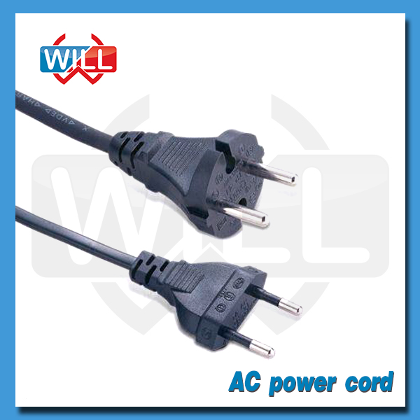 2ピンユーロac電源コードH03VVH2-f 2x0. 75mm2仕入れ・メーカー・工場