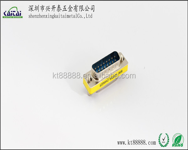 D-subコネクタミニdb15mdb15mにジェンダーチェンジャー仕入れ・メーカー・工場