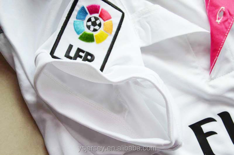 ロナウド7のペイパルのaccept2014-15レアルマドリードのシャツ、 送料無料サッカージャージレアルマドリード問屋・仕入れ・卸・卸売り