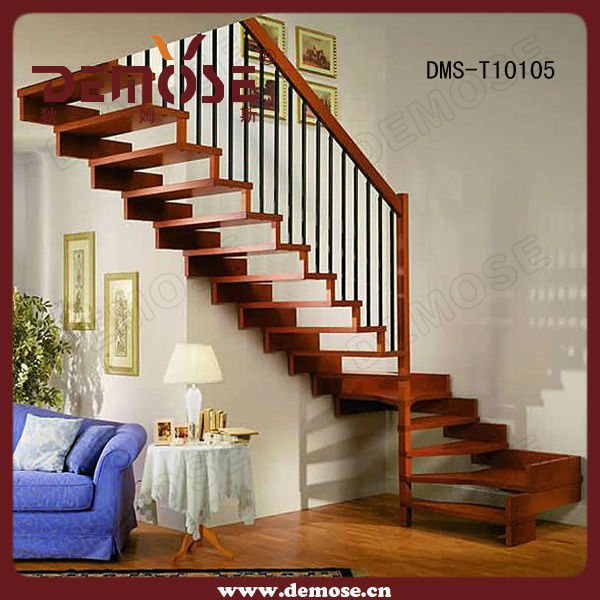 Madera moderno escaleras pasamanos y cerca de madera barandillas y ...