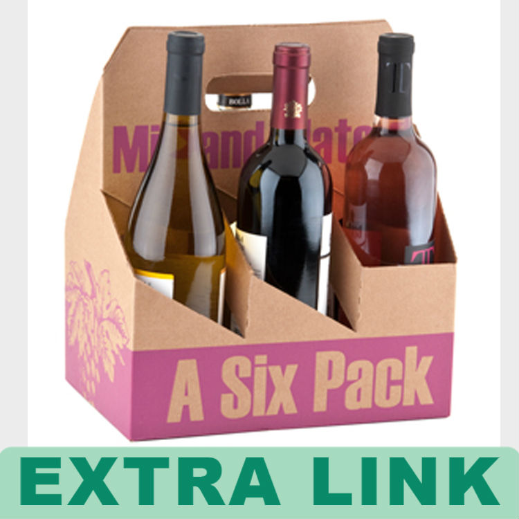 Eco-Friendly High Quality Handmade Champagne Bottle Gift Box