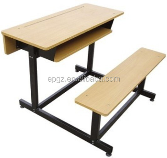 Connect Wooden School Table Bench School Chair And Table Bench Set