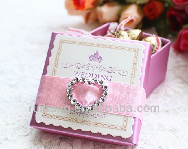 cheap wholesale beautiful wedding gift butterfly paper candy box