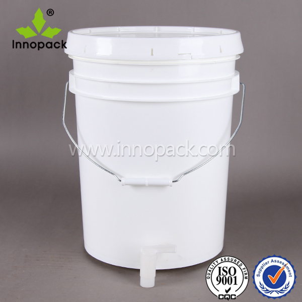 Colourful 20 Liter Plastic Water/liquid/drink Bucket With Lid With Tap