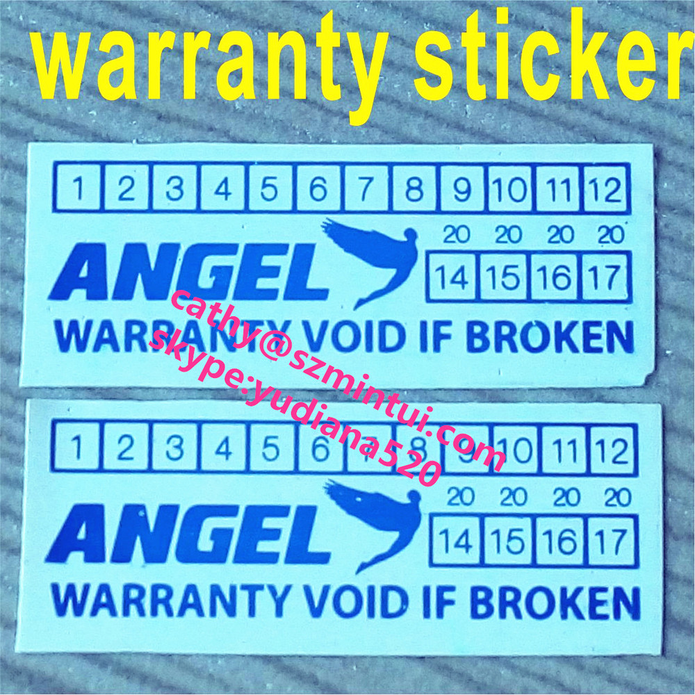 Professional Custom Do Not Accept If Seal Is Broken Sticker,Minrui