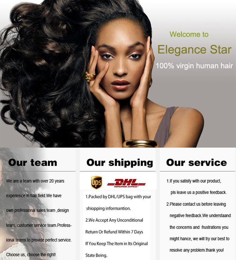 Wholesale Cheap Human Hair Could Be Dyed Ombre Colored Brazilian