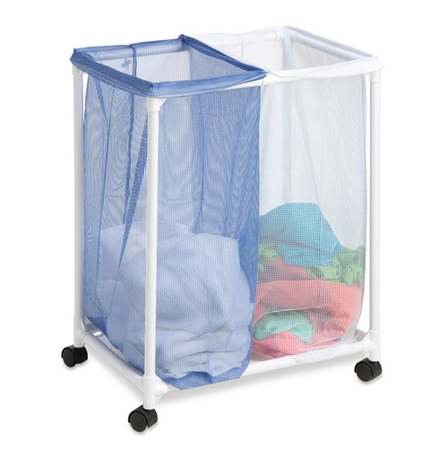 Double Bags Folding Mesh Laundry Basket Buy Laundry Basket,Folding