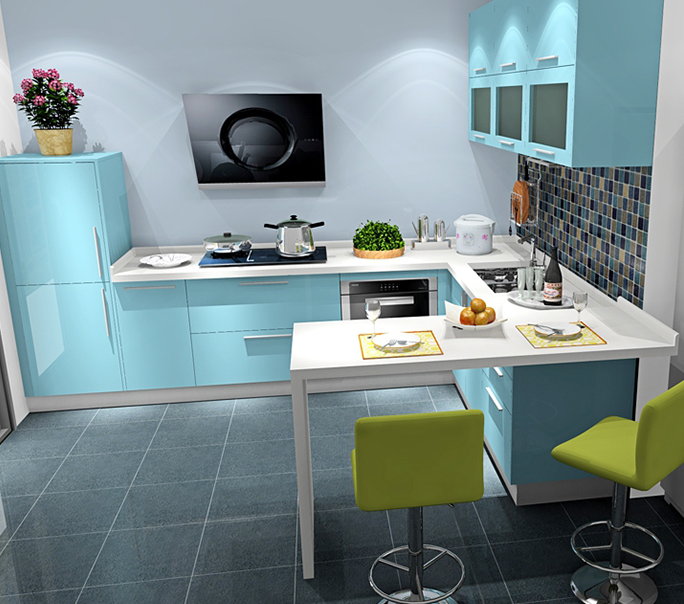 Mueble cocina puerta de vidrio esmerilado, vidrio de reemplazo ... Puerta panel cristal mueble cocina