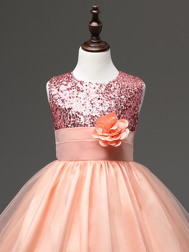 甘いフラワーガールドレスページェントドレス女の子のためのキッズ女の子のウェディングドレス仕入れ・メーカー・工場