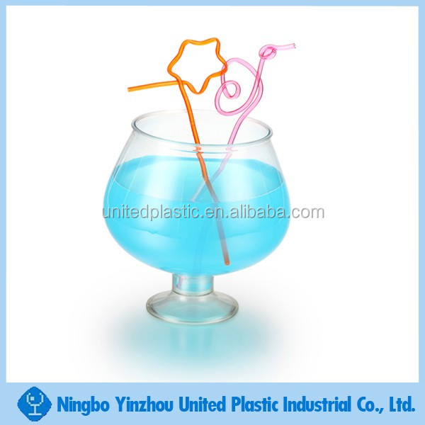 1400ml Pvc Plastic Drinking Cups Fish Bowl With Handle Buy Unique