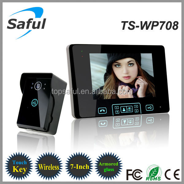 Safults-wp70824時間モニターのビデオドア電話、 ホームセキュリティカメラシステムワイヤレス問屋・仕入れ・卸・卸売り