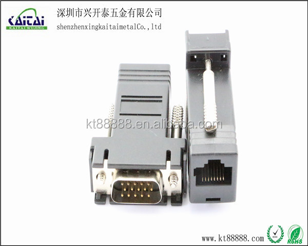 白rs232～cat6rj45lanコネクタ仕入れ・メーカー・工場