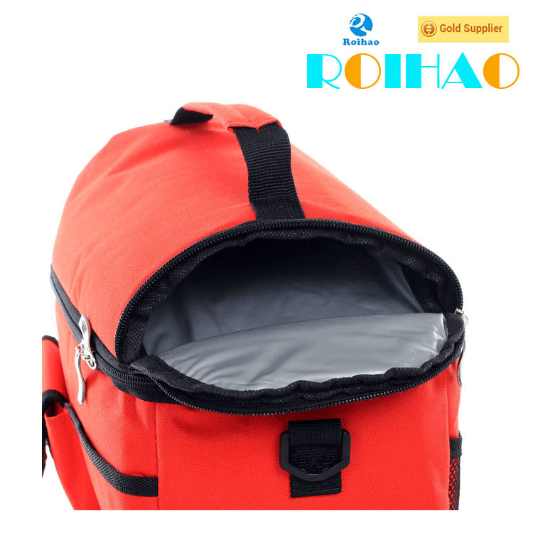 Cool carry cooler bag, RPET polyester lightweight ice cream cooler bag