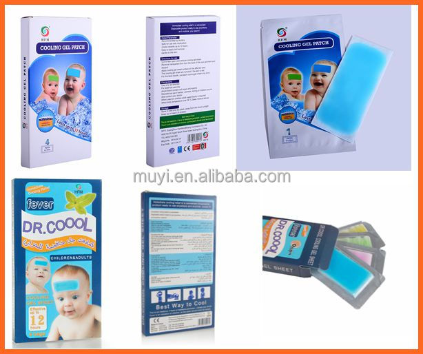 Effective cooling patch gel product for reducing fever