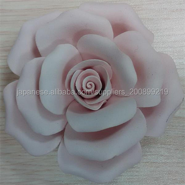 pink ceramic rose aroma flower diffuser with colors customized問屋・仕入れ・卸・卸売り